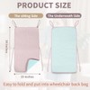 WASHINBED Highly Absorbent Wheelchair Incontinence Pad for Elderly Care (Pink,