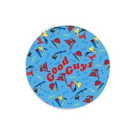 WSNANG Chucky Horrible Movie Makeup Compact Mirror Good Guys Pocket Mirror Chucky Fans Gift Horror Movie Lover Makeup Mirror (Good Guys Mirror-T)