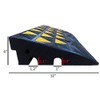 Electriduct Reflective 15 Ton Rubber Curb Ramp 30,000 lbs Capacity