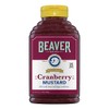 Beaver Cranberry Mustard, 13 Ounce Squeeze Bottle (Pack of 6)