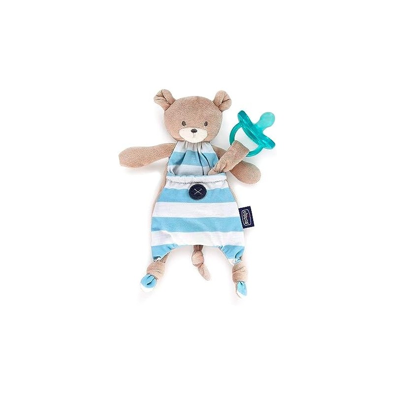 CHICCO, Porta Chupón Pocket Friend, Color Rosa
