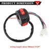 PRO BAT Left Kill Light Starter Switch 8 Wire 3