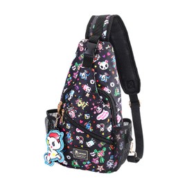 Tokidoki sling crossbody bags for women Men, Cute Chest Bag Small Sling Daypack Fanny Pack Outdoors Hiking Traveling