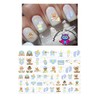 Blue Baby Shower Boy Nail Art Decals