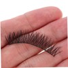Healeved 5pairs Cotton Stalk False Eyelashes Natural Look Makeup Eyelash