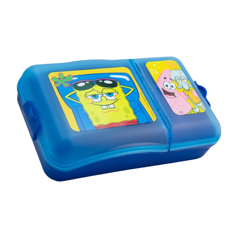 Contenedor de alimentos para niños con 2 divisiones, lunch box