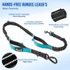 SlowTon Hands Free Dog Leash with Removable Zipper Pouch, Shock