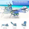 BETTARY Backpack Beach Chairs Set, 5-Position Lawn Chair & Small