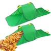 2 Pack Leaf Collector Bags with Dustpan Design, Portable Pop