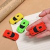 MGTECH Car Erasers for Kids, 12Pcs 3D Mini Vehicle Puzzle