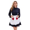 Nanxson Ladies Girls Kitchen Apron Retro Maid Costume Cooking Apron