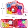 ArtCreativity Bubble Camera Gear Toy, Toy Camera Bubble Machine with