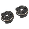 2PCS Brass Differential Covers Front Rear Axle Diff Cover Replacement