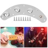Electric Bass Control Plate Assembly Silver Guitar Musical Instrument Accessories