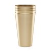 Cambridge EWMT04MTCB1BM 16 Oz Gold All-Purpose Cups, Set Of 4