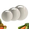 304 stainless steel cutting board mat, heavy-duty solid round double-sided