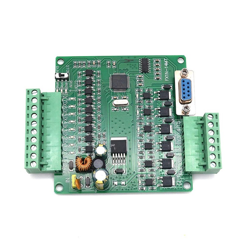 DollaTek 24V PLC Control Programmable Logic Controller DC24V FX1N-14MT Industrial