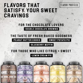 Axe & Sledge Axe & Sledge Supplements Home Made Whole-Foods-Based Meal Replacement Powder with Digestive Enzymes, Protein, Carbohydrates, and Fats, 25 Servings, Blueberry Muffin