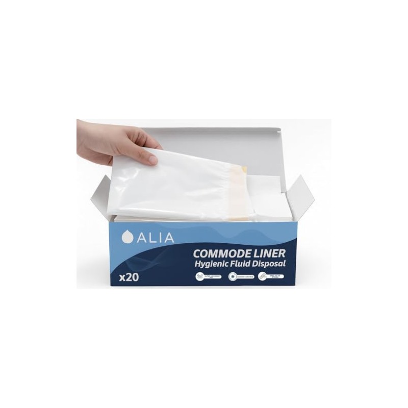 40 x ALIA Commode Liners | 40 Bags | Super