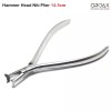 OROAX Orthodontic Hammer Head Plier Cinch Back Niti Wire Dental