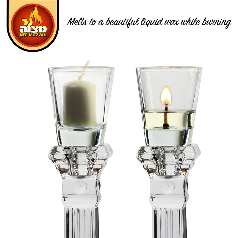Ner Mitzvah 4 Hour Neironim Candles - Shabbat Neronim and