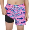 Century Star Boys Swim Trunks with Compression Liner Quick Dry