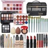 Complete Your Look with Cosmetic Bundle: Eyeshadow, Lipgloss, and Eyeliner
