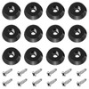 PATIKIL Cutting Board Feet, 12 Pack Round Rubber Feet Bumpers