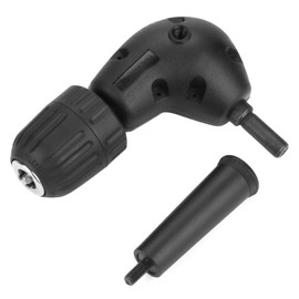 3/8" Right Angle Adapter, Air Tools Air Drills 90 Degrees Electric Drill Bits Set 9.5mm Round Shank Keyless Chuck