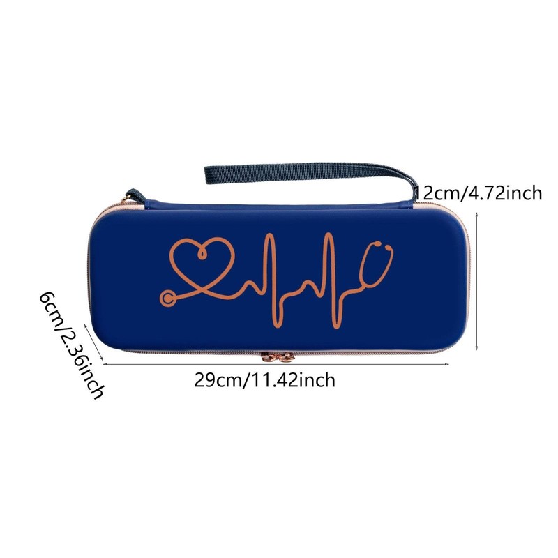 perfeclan Stethoscope Carrying Case Storage Box Portable, Wear Resistant, with