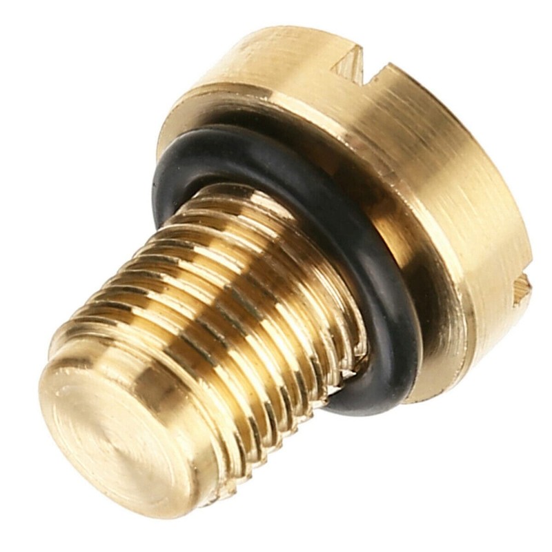 10X 17111712788 Radiator Overflow Coolant Expansion Tank Bleeder Screw Gold