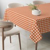 Martina Home TEFLONATED TABLECLOTH MADE Vichy Orange 140X140 CM