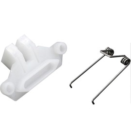 ELAIRUA for BabylissPRO 870 Hair Clipper Replacement Parts – Oscillating Tension Spring & White Cam Follower – Compatible with 870U, 8700, 8701, 8702 Trimmer Models (1 Spring + 1 Follower)