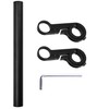 XNX Bike Bicycle Double Handlebar Extender Extension,20 cm Aluminum Alloy