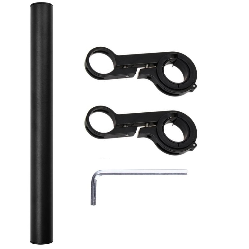 XNX Bike Bicycle Double Handlebar Extender Extension,20 cm Aluminum Alloy