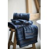 PIP STUDIO Jasmin Jaquard Bath Towel Dark Blue 70 x
