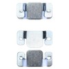 QWORK® 4 Pcs Interlocking Sofa Connectors Flush Mount Brackets Galvanized