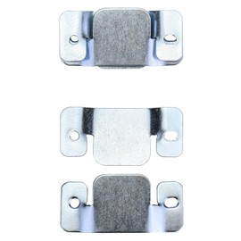 QWORK® 4 Pcs Interlocking Sofa Connectors Flush Mount Brackets Galvanized Iron Couch Connector Corner Couch Bracket with Screws (96 x 46 mm)