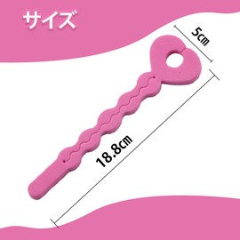 Sponge Curler Soft Hair Curler Sponge Foam Roller Hair Set of 12 Hand Curling Hair Harmless Soft Hair Styling Tool Pink