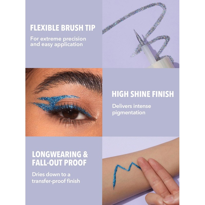 SHEGLAM Insta-Party Liquid Glitter Eyeshadow Long Lasting Gel Cream Highly