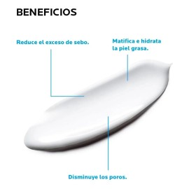 Crema Matificante Effaclar Mat La Roche-Posay - Control de Brillos y Poros para Piel Grasa - 40ml