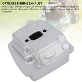 Brush Cutter Exhaust Kit Muffler Replacement for FS55 FS55C 4140 140 0609 with Noise Reduction Easy Installation for Petrol Engine Devices