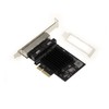 KALEA-INFORMATIQUE PCIe 2.5 LAN Quad Gigabit Ethernet Card 10 100