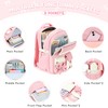 Tecoloy Backpack for Girls, 3PCS Girls Backpack with Lunch Box