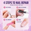 Broken Nail Repair Kit for Cracked, Split and Torn Fingernails