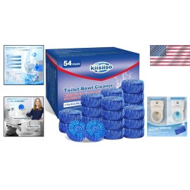 Cost-Effective Blue Toilet Bowl Tablets - 54 Pack with Deodorizing Function
