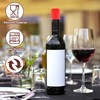 Vodolo Silicone Wine Stopper,8pcs Reusable and Unbreakable Glass Bottle Sealer
