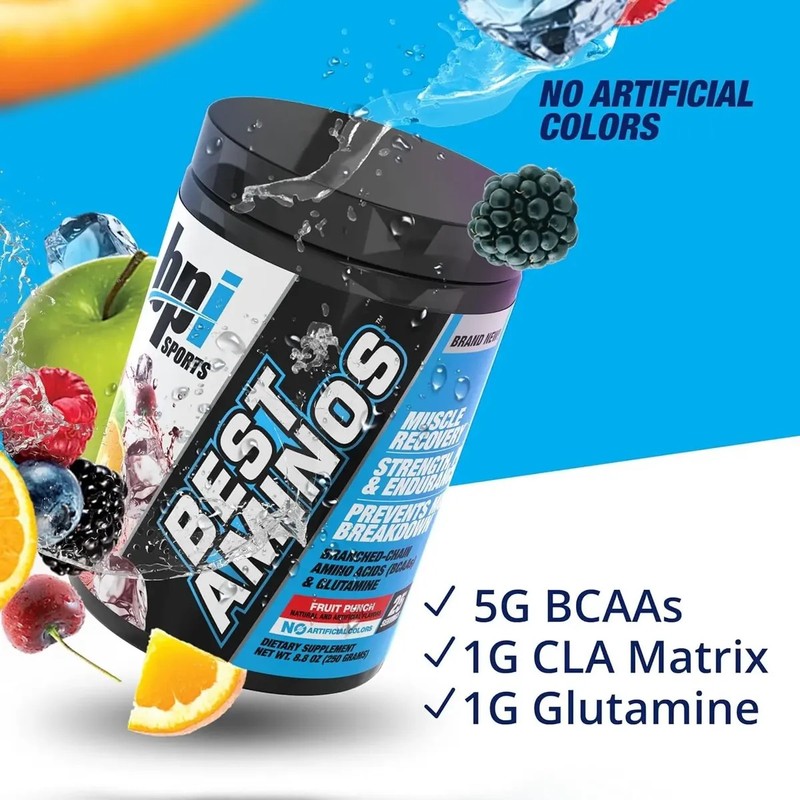 Bpi Sports Best Aminos Aminoácidos Sab Fruit Punch 25servs