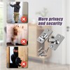 90 Degree Right Angle Door Lock Buckle,2 PCS Stainless Steel