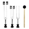 Tuning Forks Set, Aluminum Alloy Body Weighted Tuning Forks with